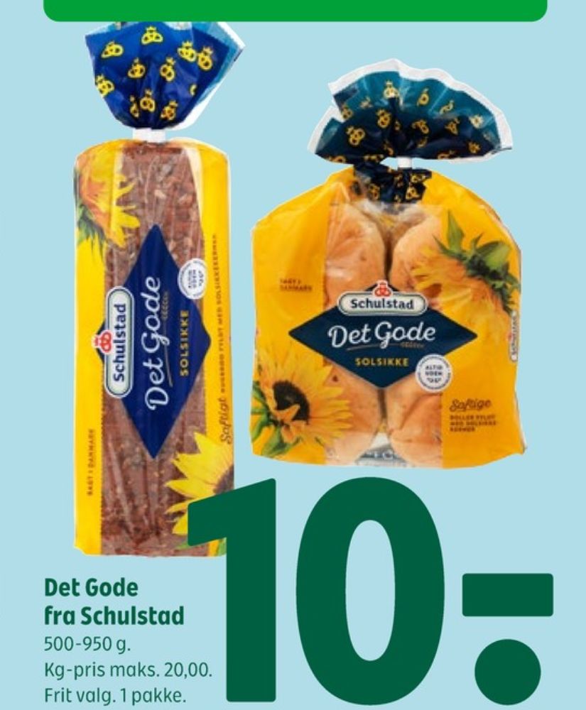 Schulstad Det Gode, Solsikkerugbrød