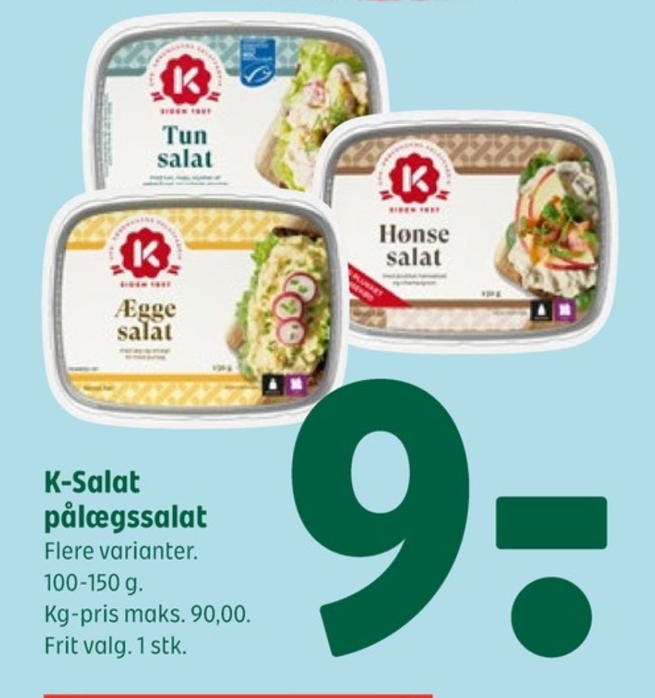K-salat, Æggesalat