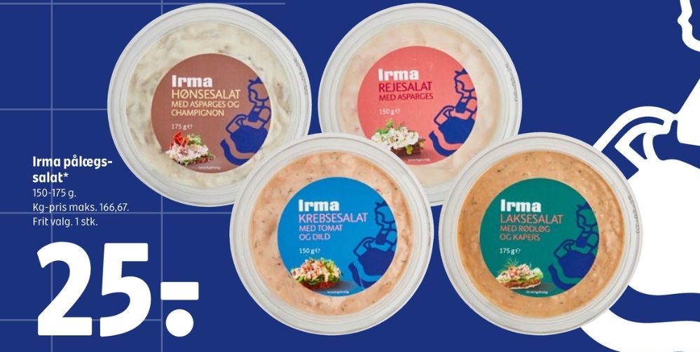 Irmas, Hønsesalat med Asparges og Champignon