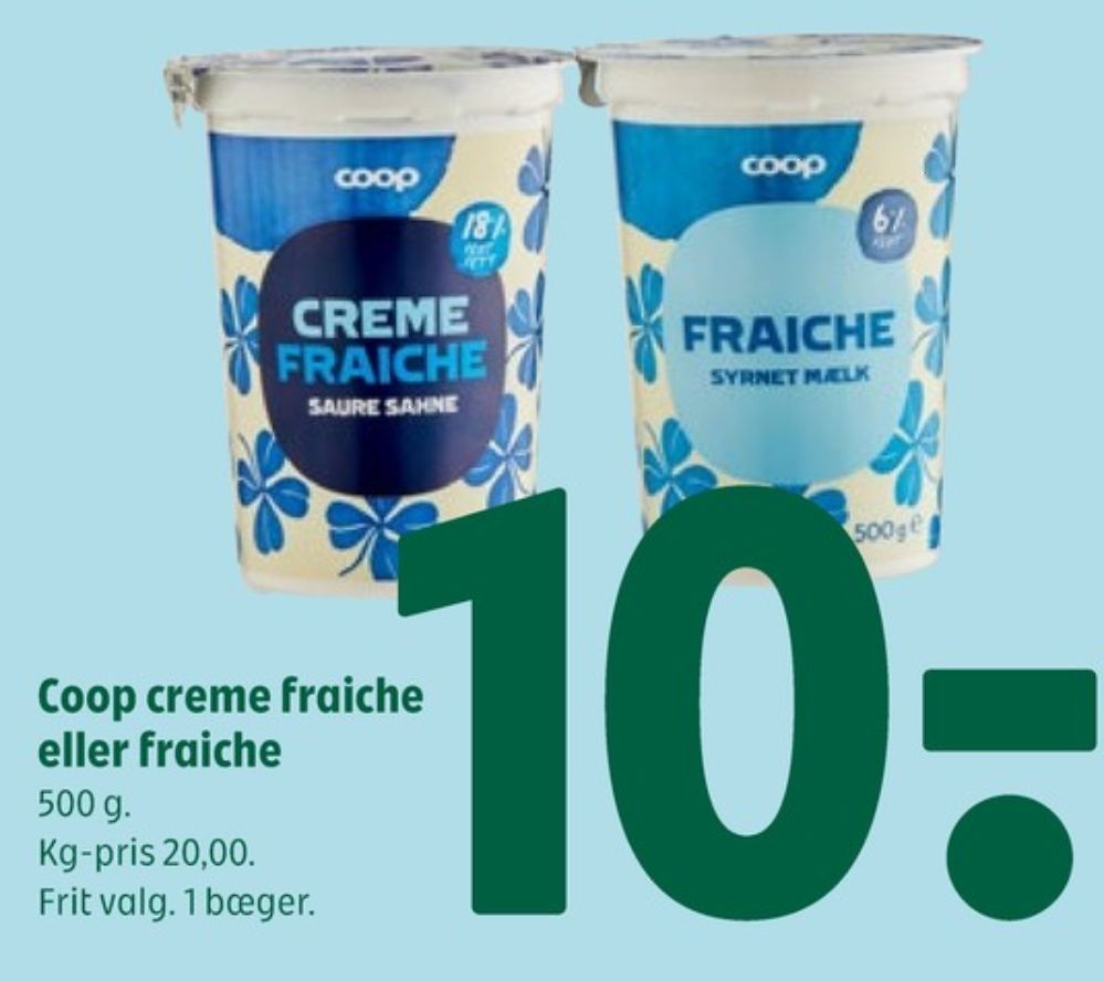 Coop, Creme Fraiche 18%