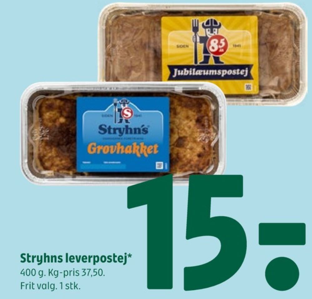 Stryhns Grovhakket, Leverpostej