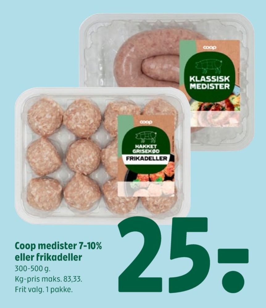 Coop, Frikadeller