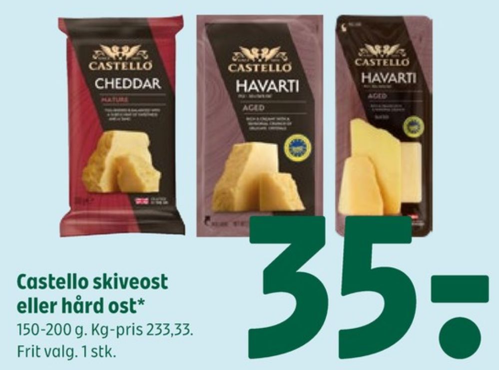 Castello, Cheddar Ekstra lagret