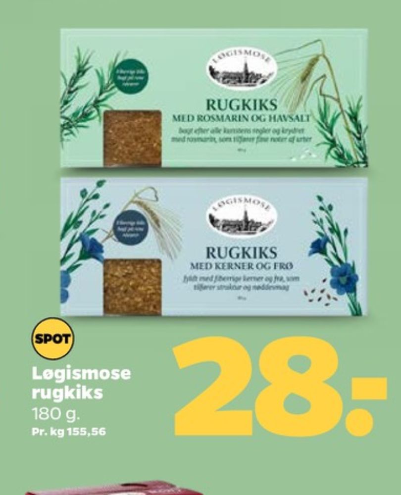 Løgismose, Rugkiks med Kerner og Frø