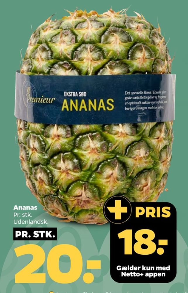 Premieur, Ananas