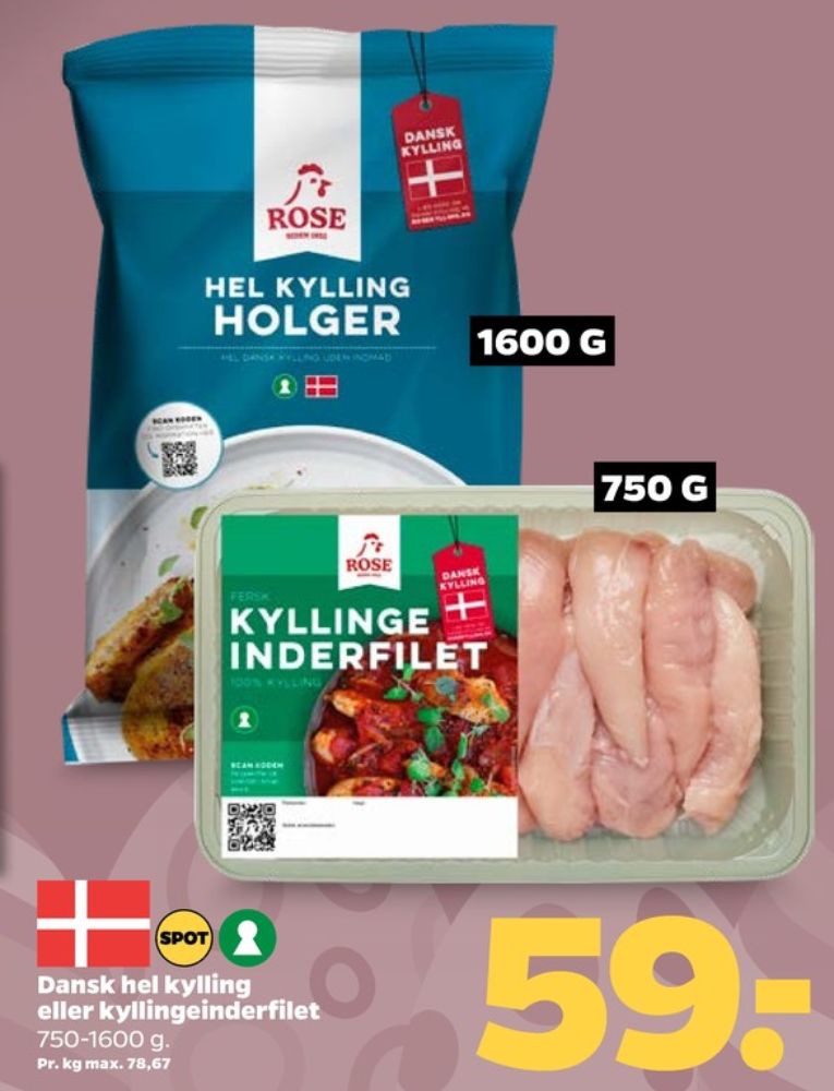 Rose, Kyllingeinderfileter