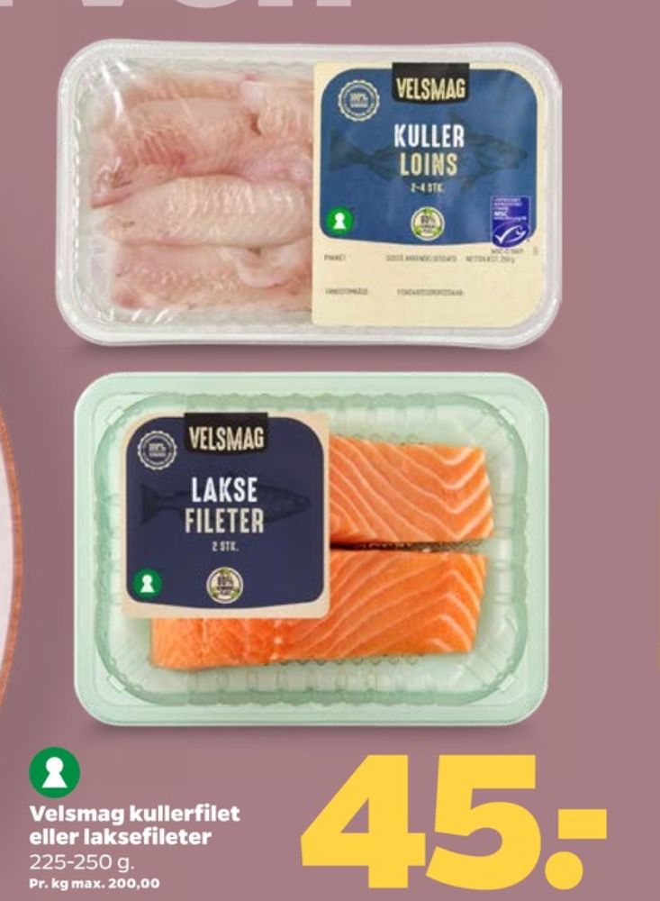 Velsmag, Laksefilet