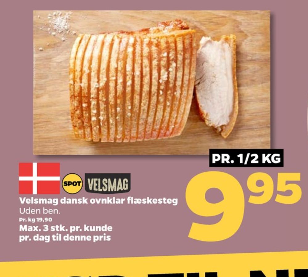 Velsmag, Flæskesteg