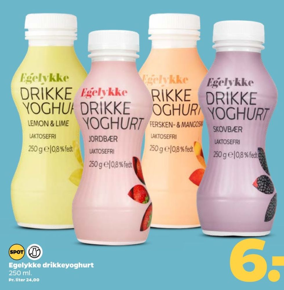 Egelykke, Drikkeyoghurt Jordbær