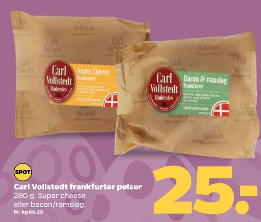 Carl Vollstedt's Eftf., Bacon & Ramsløg Frankfurter