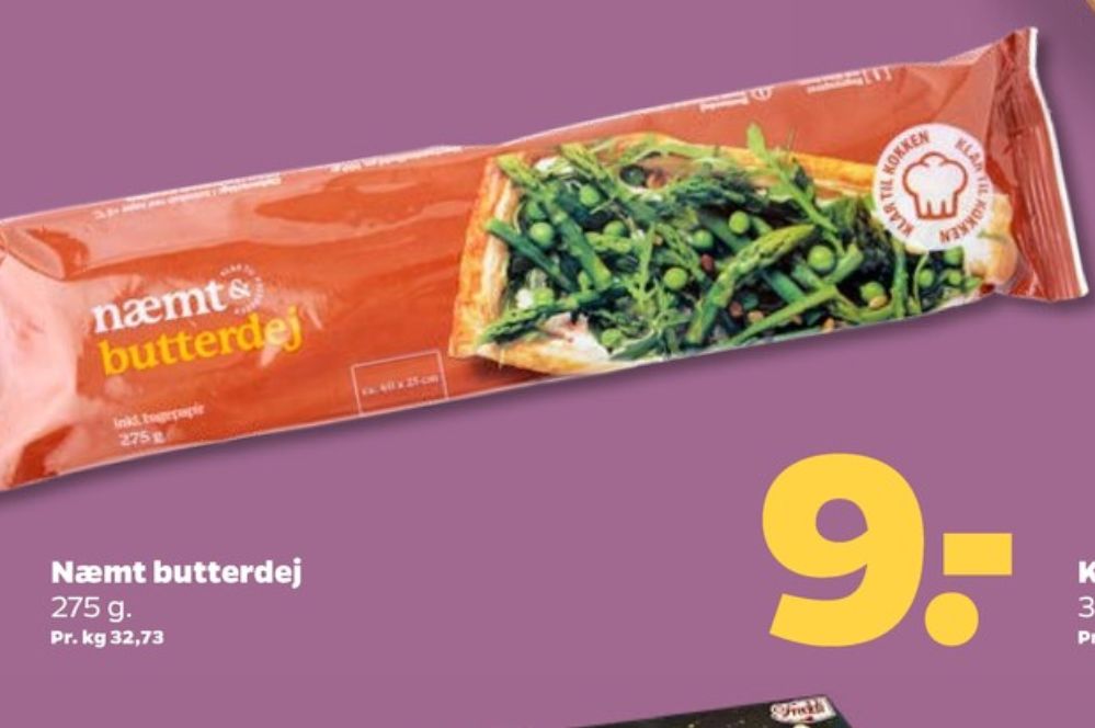 Næmt, Butterdej