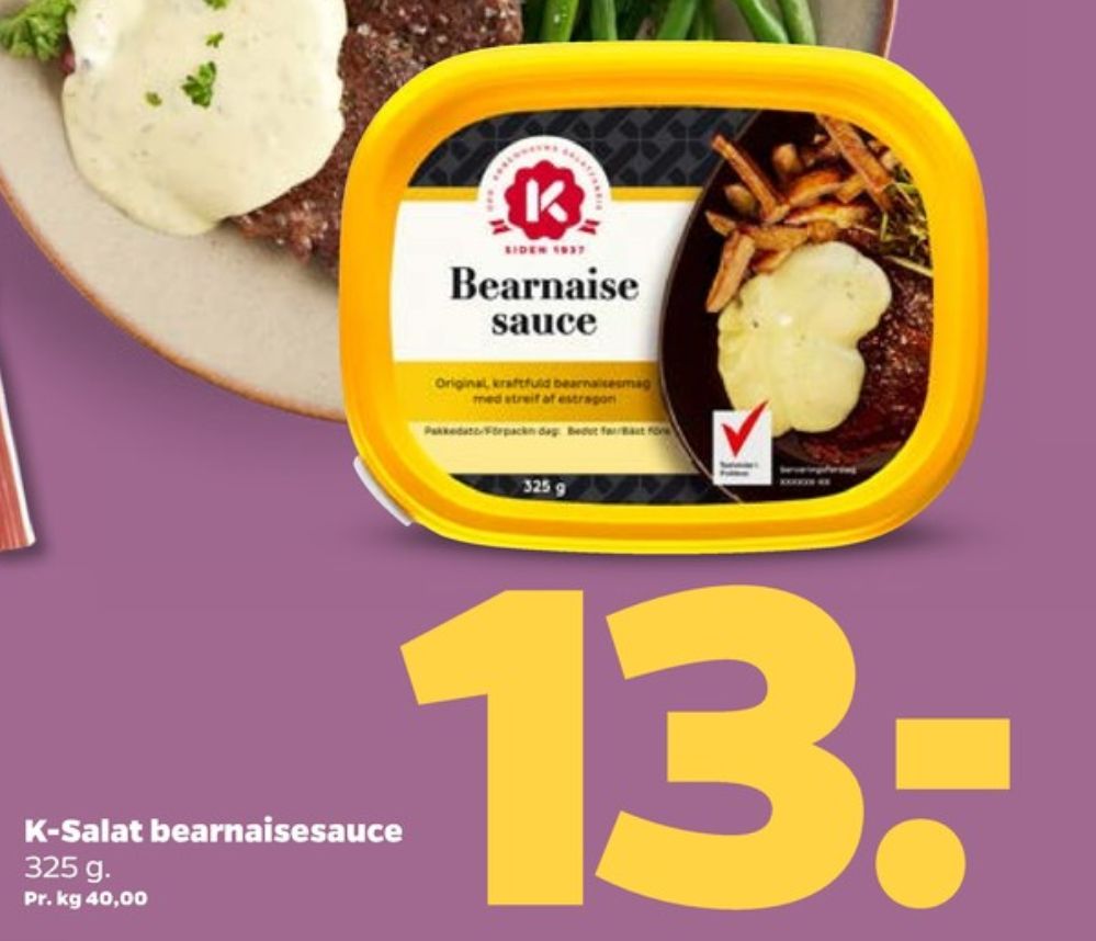 K-salat, Bearnaisesauce