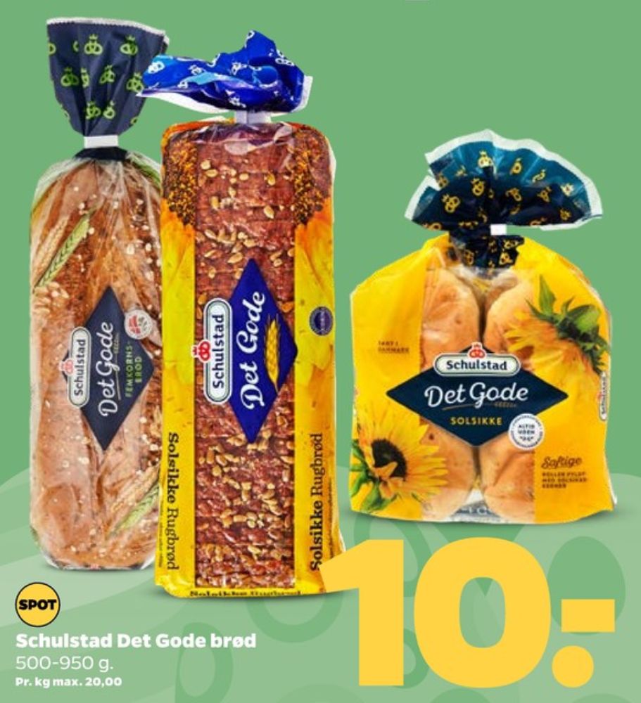 Schulstad Det Gode, Solsikkerugbrød