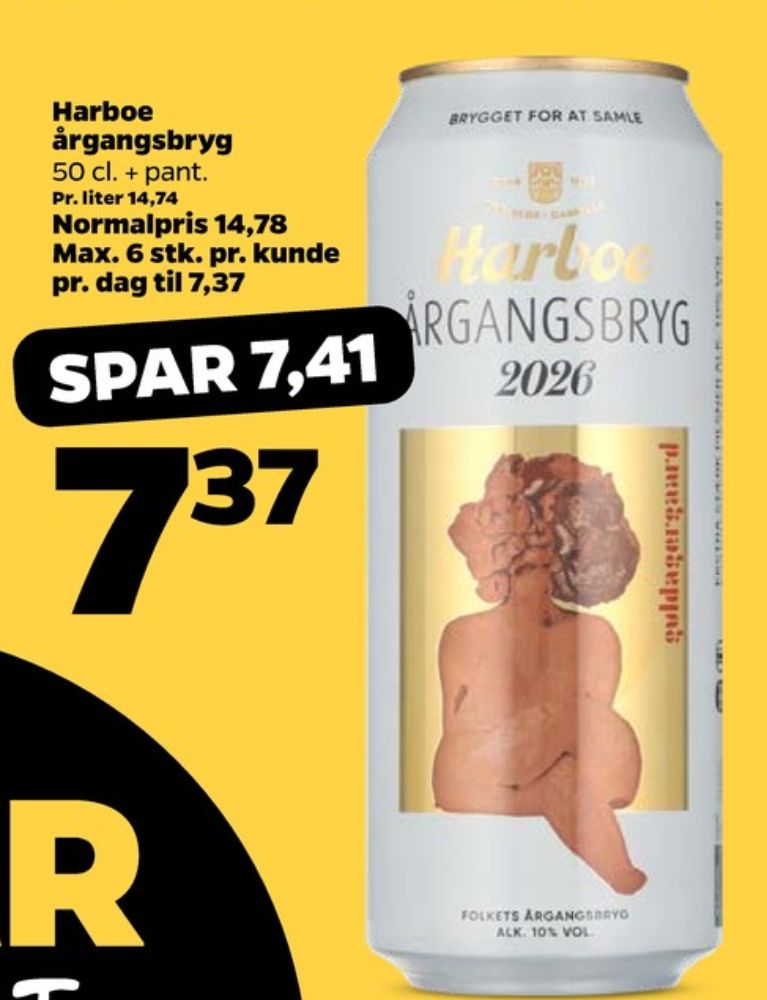 Harboe Årgangsbryg 2026, Øl