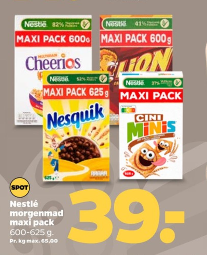 Nestlé Nesquik, Morgenmadsprodukt