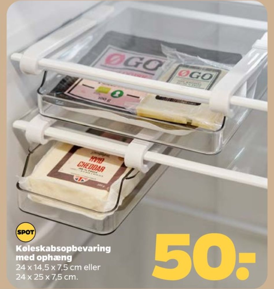 Køleskabsopbevaring