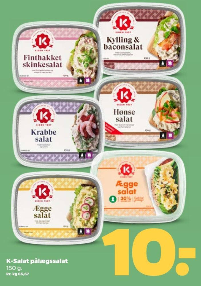 K-salat, Kylling & Baconsalat