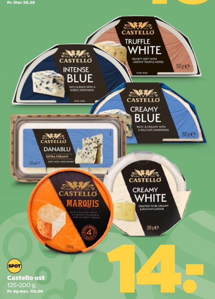 Castello Creamy White, Skimmelost