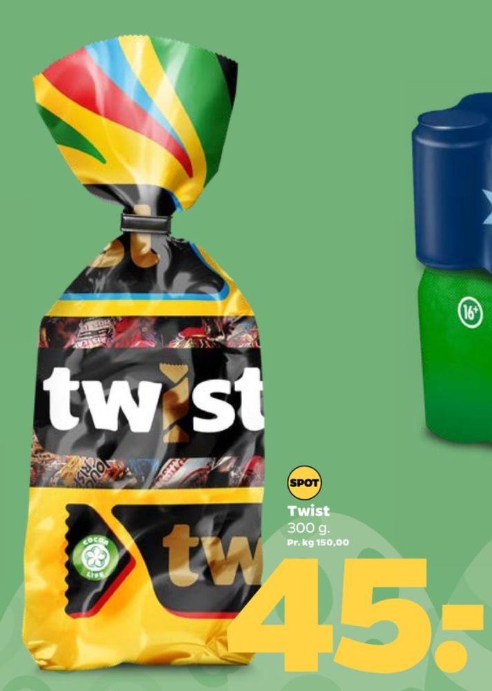 Twist, Dessertchokolade