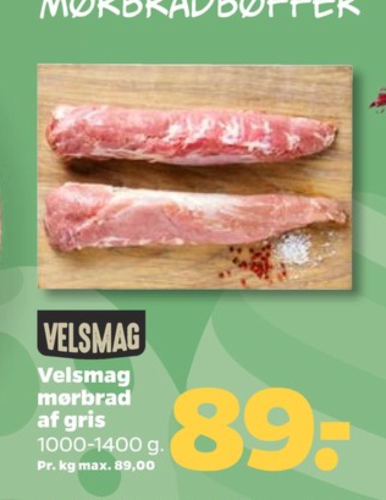Velsmag, Grisemørbrad