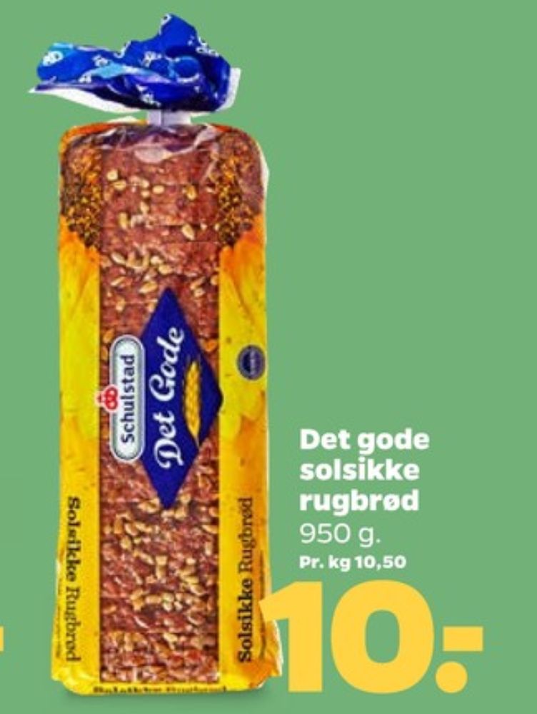 Schulstad Det Gode, Solsikkerugbrød