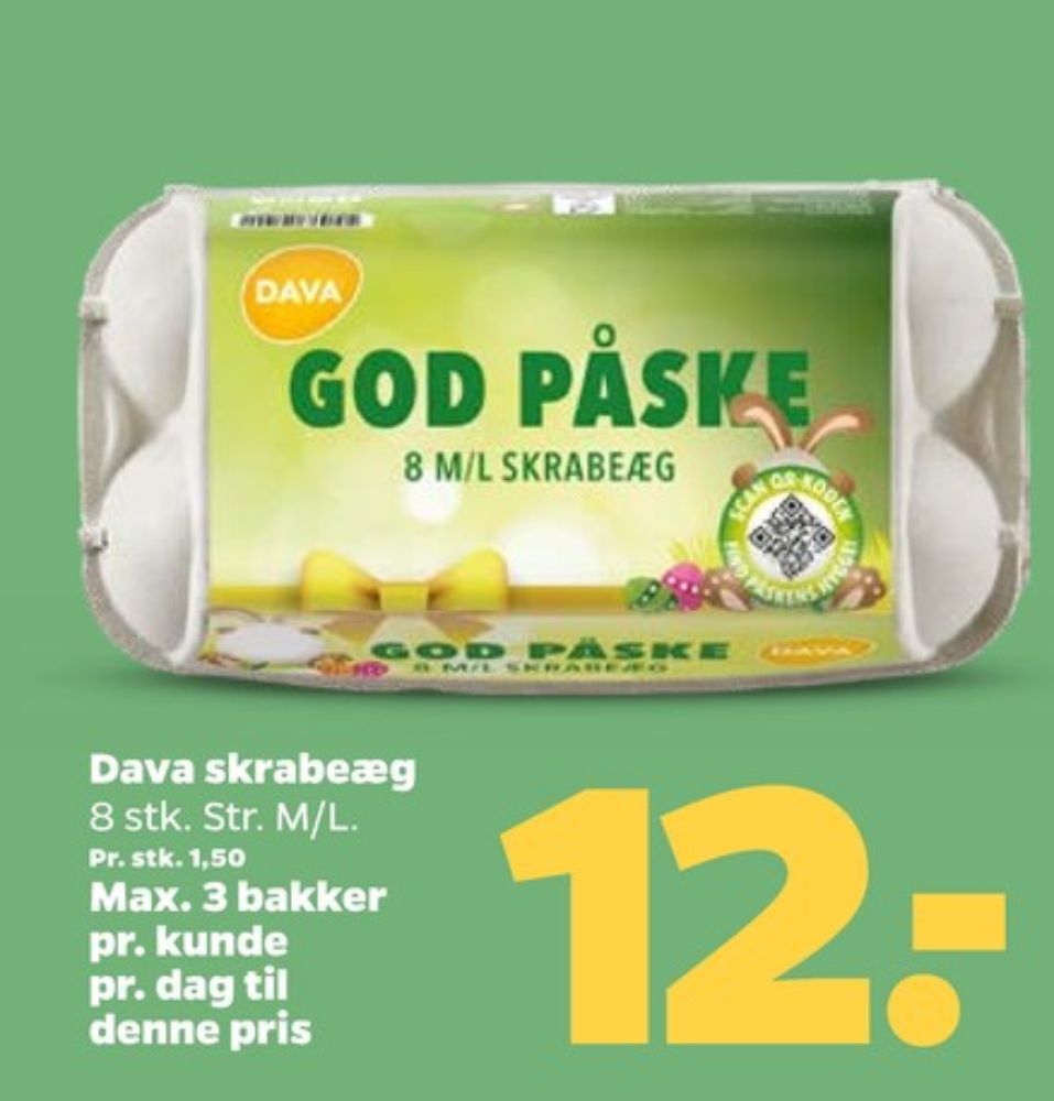 DAVA Foods, Skrabeæg M/L