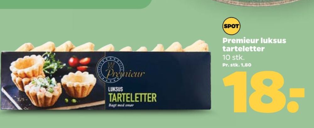 Premieur, Luksus Tarteletter 
