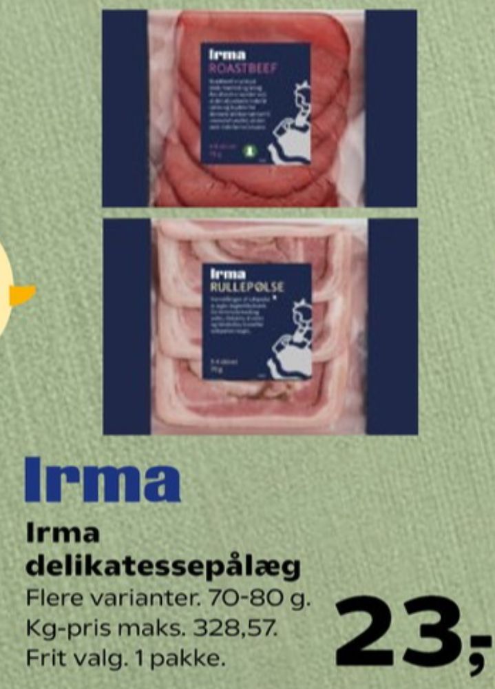 Irmas, Roastbeef