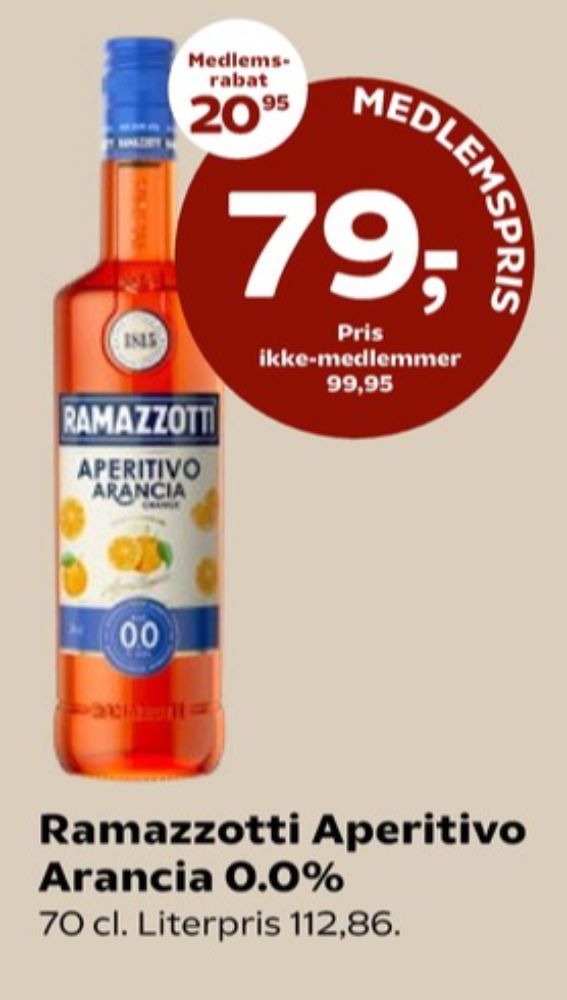 Ramazzotti, Aperitif