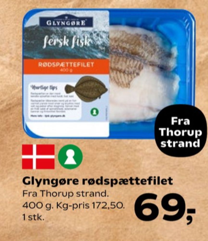 Glyngøre, Rødspættefilet