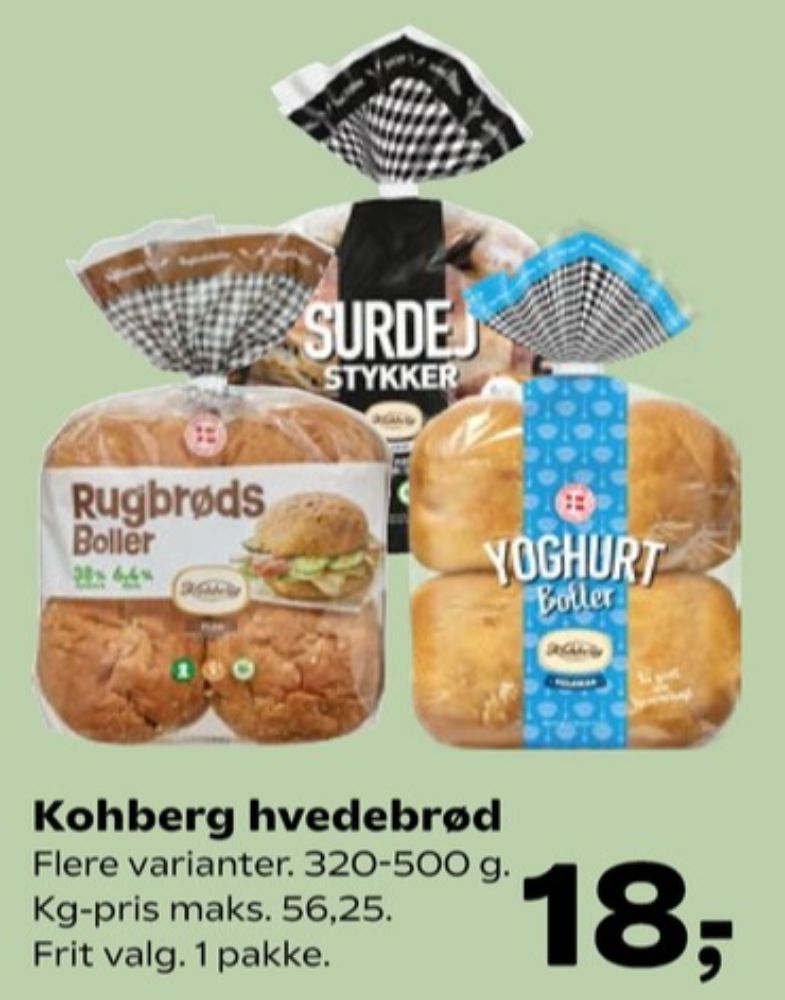 Kohberg, Rugbrødsboller