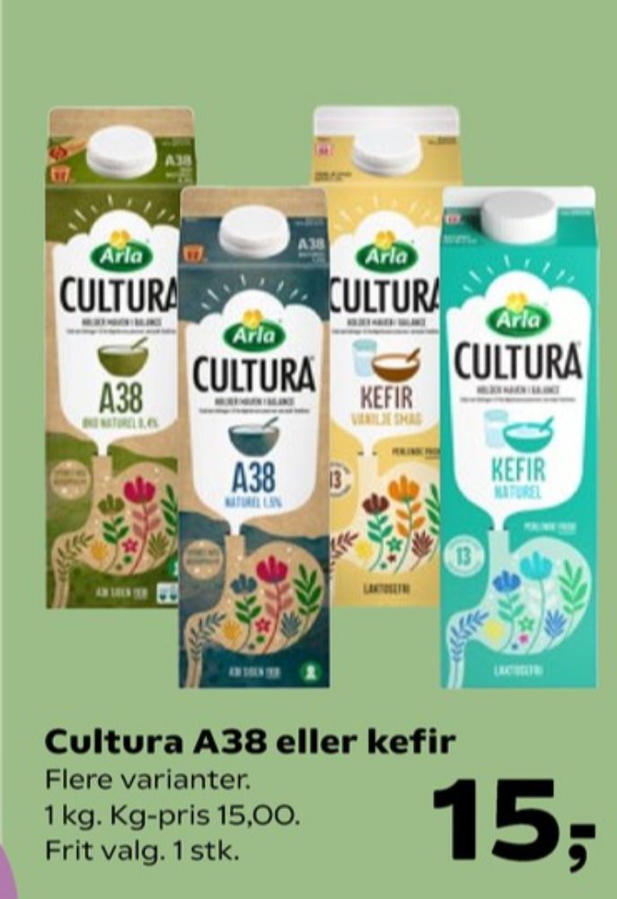 Cultura, A-38 Øko Naturel 0,4%