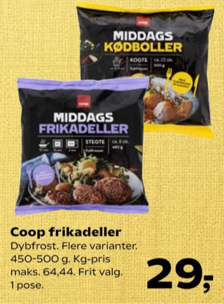 Coop, Kødboller
