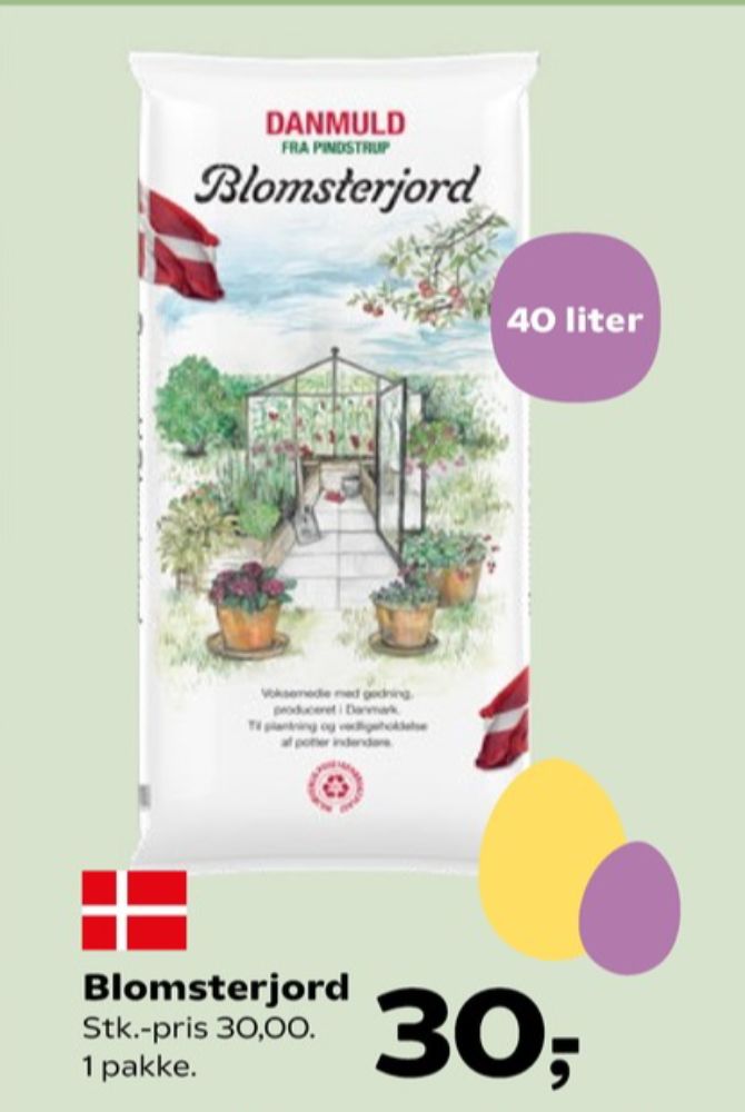 Danmuld, Blomsterjord