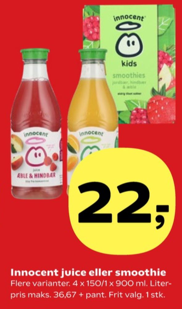 innocent, Appelsinjuice med frugtkød