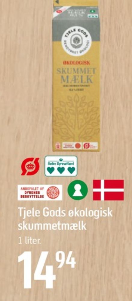 Tjele Gods, Skummetmælk