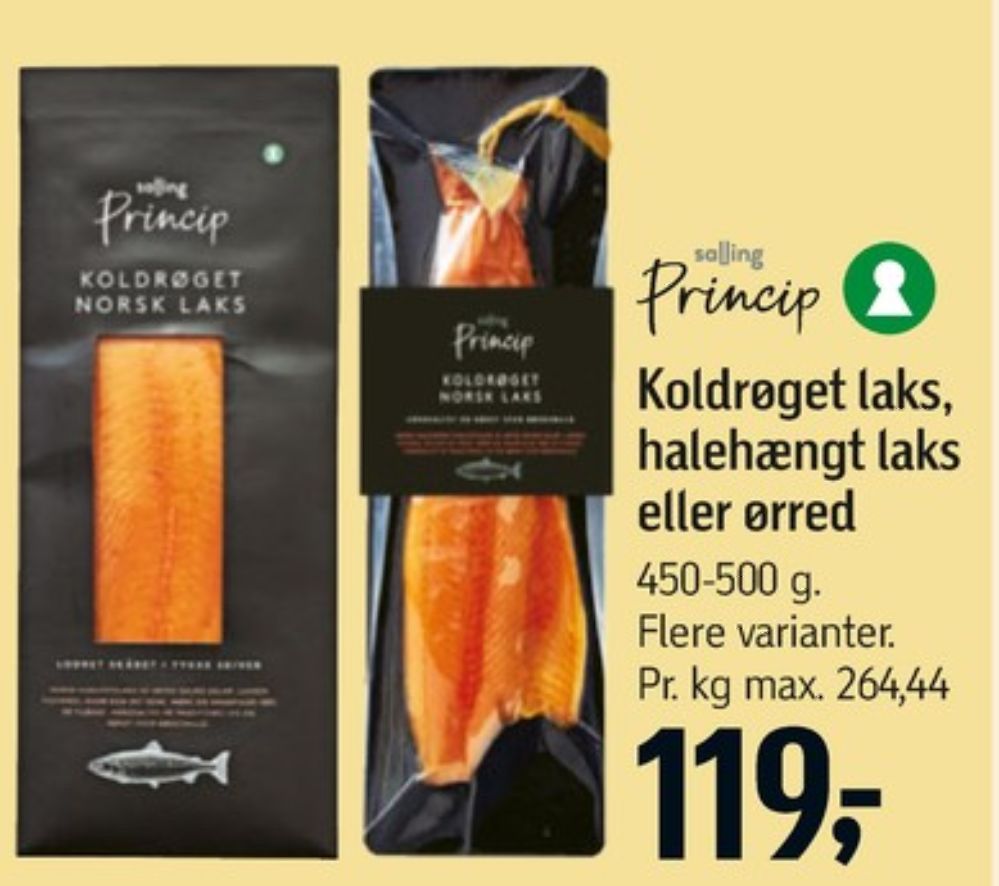 Salling Princip, Laks i skiver