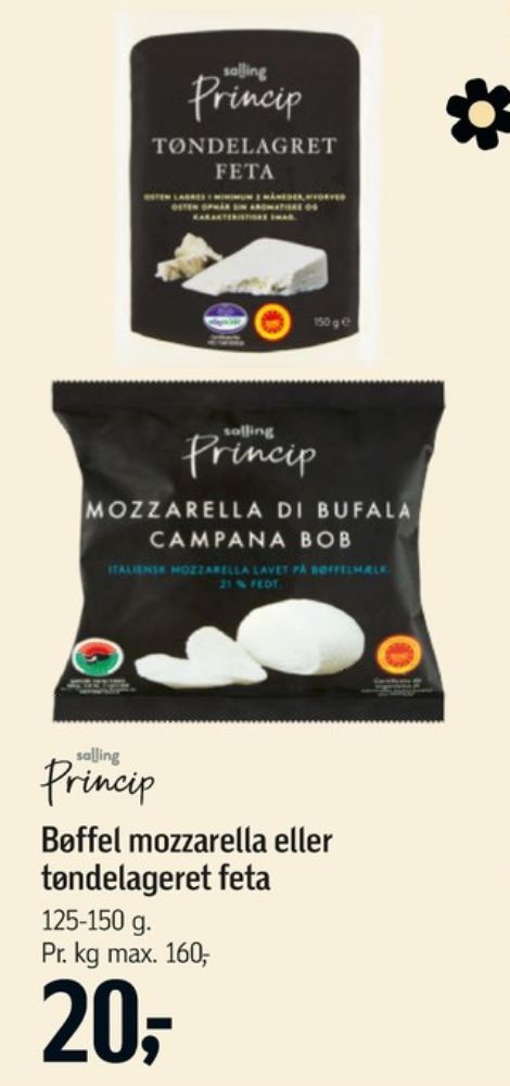 Salling Princip, Mozzarella