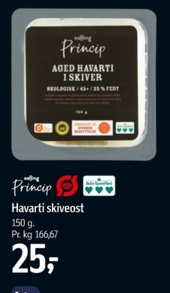 Salling Princip, Havarti