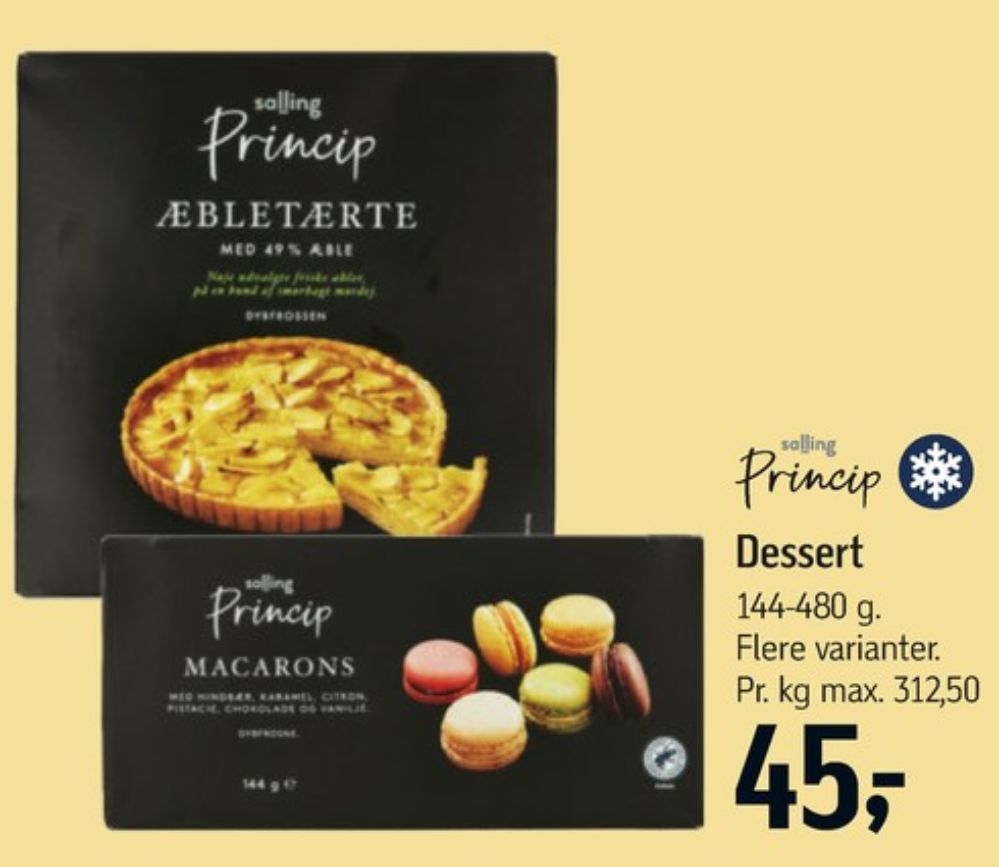 Salling Princip, Macarons