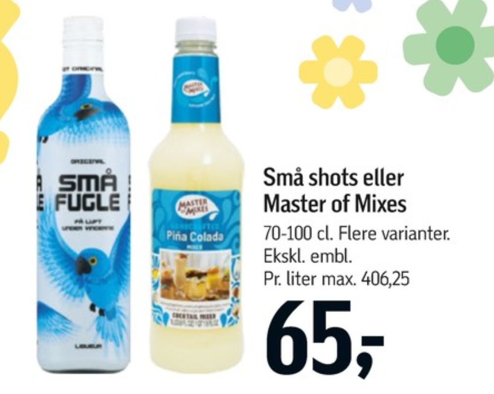 Små Fugle, Shots