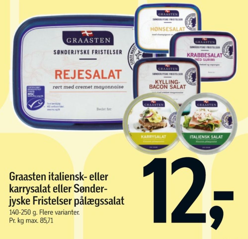 Graasten Sønderjyske Fristelser, Kylling & Baconsalat