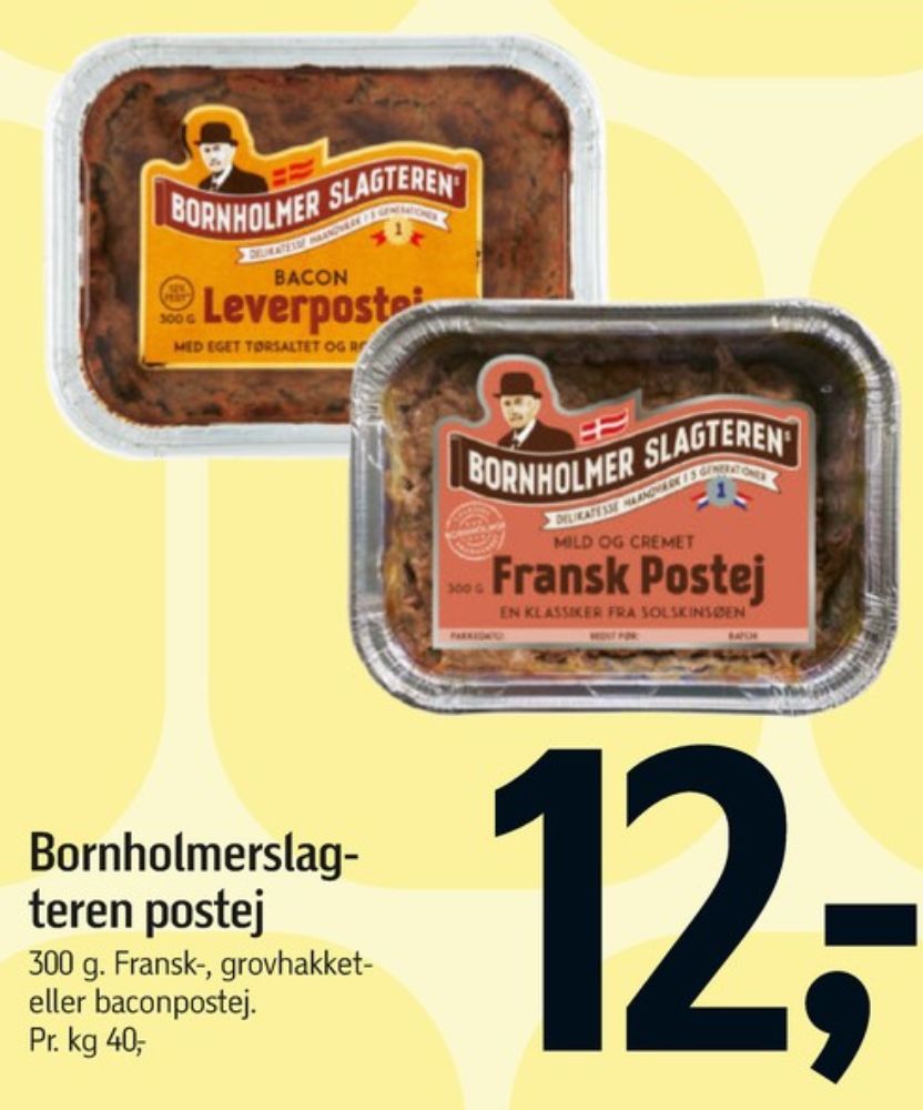 Bornholmer Slagteren Grovhakket, Leverpostej