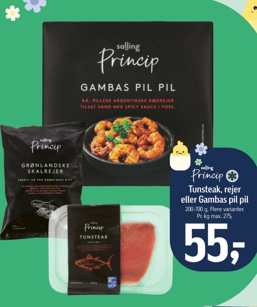 Salling Princip, Skalrejer