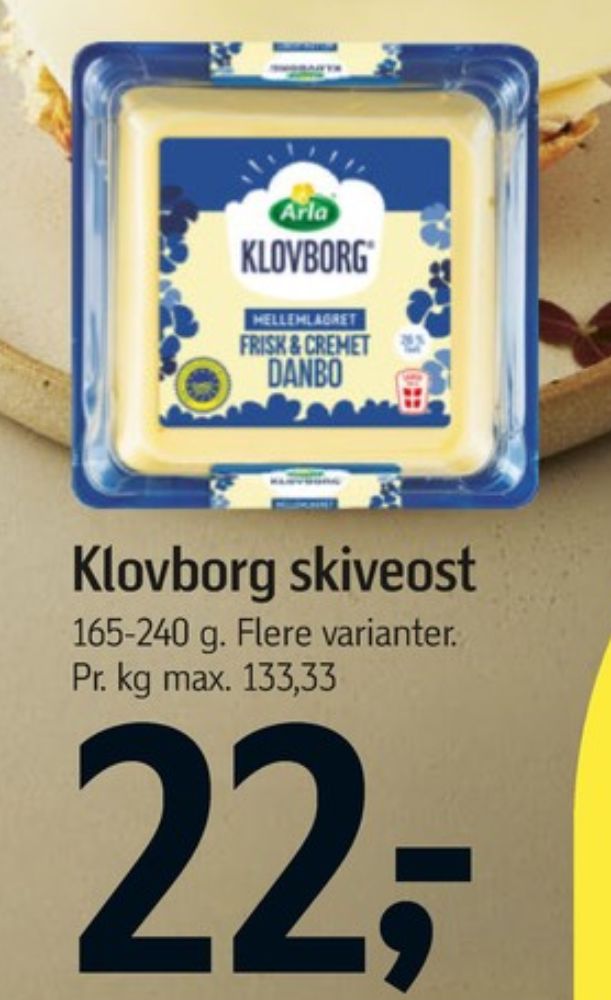 Klovborg, Skiveost Danbo Mellemlagret