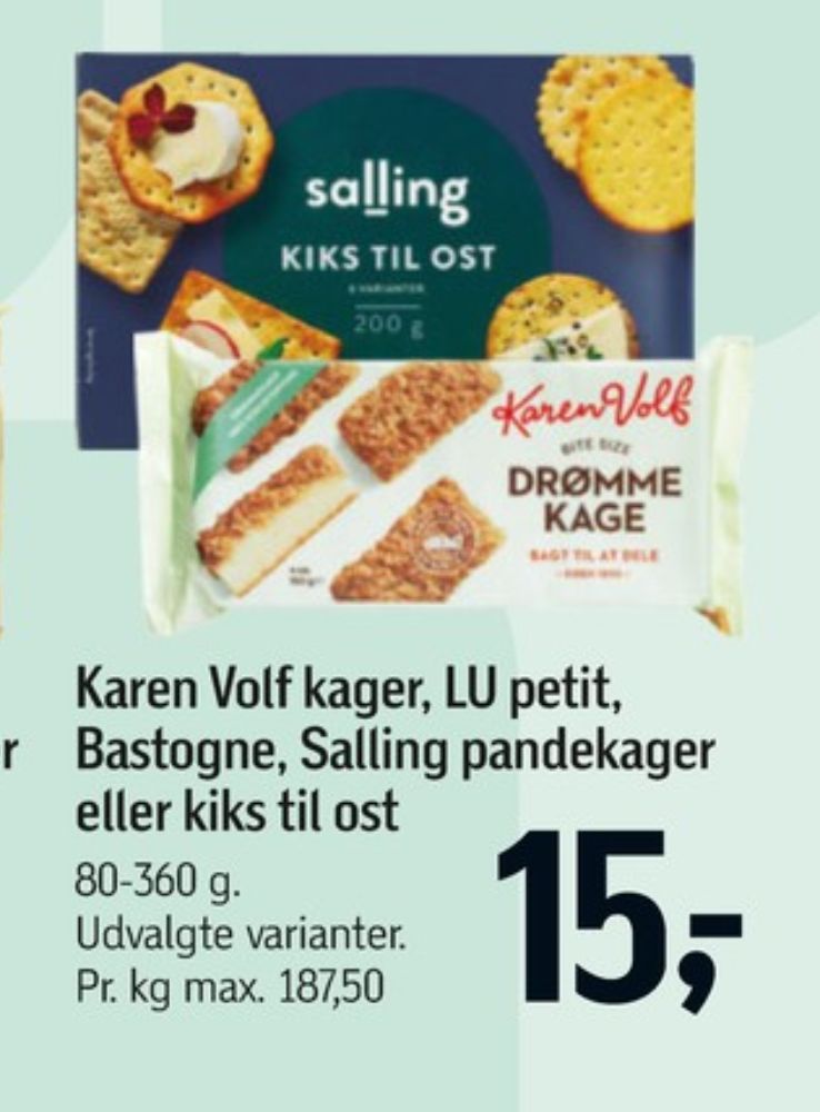 Salling, Pandekager