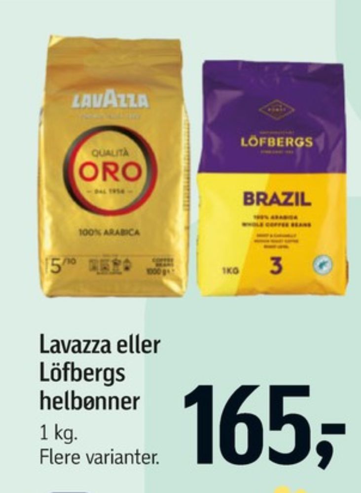 LavAzza Qualita Oro, Kaffebønner
