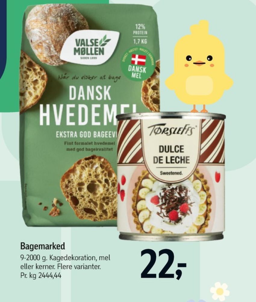 Valsemøllen, Hvedemel