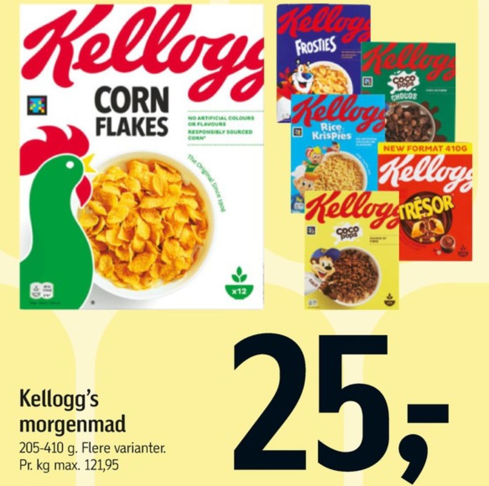 Kelloggs Tresor Choco Roulette, Morgenmadsprodukt
