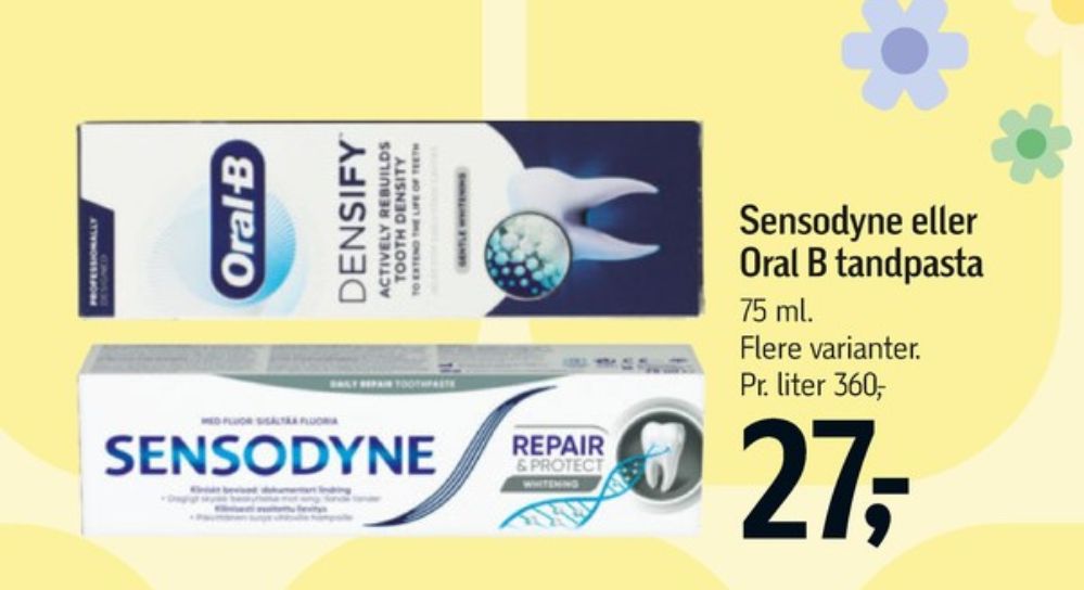 Sensodyne, Tandpasta